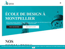 Tablet Screenshot of ipesaa.fr